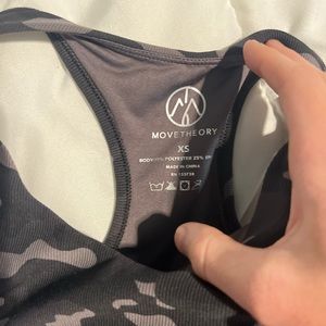 lulu like tank size xs camo worn once!